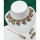 NAFJ Traditional Beautiful Kundan Stone Necklace Set For All Occassions