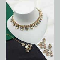 NAFJ Traditional Beautiful Kundan Stone Necklace Set For All Occassions