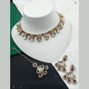 NAFJ Traditional Beautiful Kundan Stone Necklace Set For All Occassions