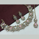 NAFJ Traditional Beautiful Kundan Stone Necklace Set For All Occassions 
