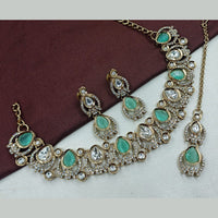 NAFJ Traditional Beautiful Kundan Stone Necklace Set For All Occassions