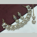 NAFJ Traditional Beautiful Kundan Stone Necklace Set For All Occassions