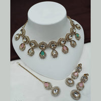 NAFJ Traditional Beautiful Kundan Choker Necklace Set For All Occassions