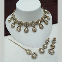 NAFJ Traditional Beautiful Kundan Choker Necklace Set For All Occassions