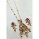 NAFJ Royal Heritage Pota Stone And Pearl Long Necklace Set
