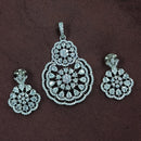 NAFJ Radiant Sparkle American Diamond Dangler Earrings