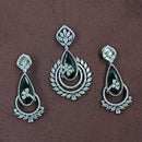 NAFJ Radiant Sparkle American Diamond Dangler Earrings