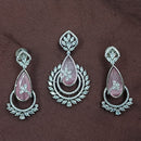 NAFJ Radiant Sparkle American Diamond Dangler Earrings