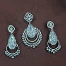 NAFJ Radiant Sparkle American Diamond Dangler Earrings
