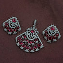 NAFJ Radiant Sparkle American Diamond Dangler Earrings