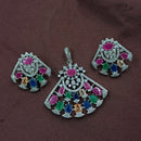 NAFJ Radiant Sparkle American Diamond Dangler Earrings