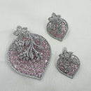 NAFJ Radiant Sparkle American Diamond Dangler Earrings