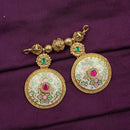 NAFJ Ethnic Charm Mangalsutra Pota And Meenakari Pendant 