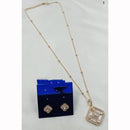 NAFJ Elegant Polki Kundan Stone Designer Pendant Set