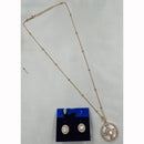 NAFJ Elegant Polki Kundan Stone Designer Pendant Set