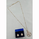 NAFJ Elegant Polki Kundan Stone Designer Pendant Set
