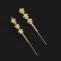 NAFJ Royal Look Kundan Stone Ethnic Earcuff Earrings