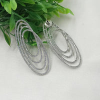 NAFJ Designer American Diamond Party Wear Dangler Earrings