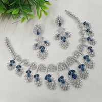 NAFJ Glamorous American Daimond Statement Necklace Set