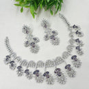 NAFJ Glamorous American Daimond Statement Necklace Set