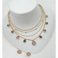NAFJ Designer Polki Kundan Necklace Set