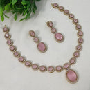 NAFJ Glamorous American Daimond Statement Necklace Set