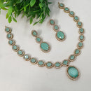 NAFJ Glamorous American Daimond Statement Necklace Set