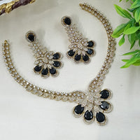 NAFJ Glamorous American Daimond Statement Necklace Set