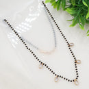 NAFJ Royal Pachi Kundan Stone Designer Black Beads Mangalsutra