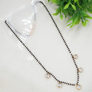 NAFJ Royal Pachi Kundan Stone Designer Black Beads Mangalsutra