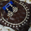 NAFJ Heritage Polki Kundan Stone Austrian Necklace Necklace Set