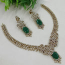 NAFJ Trendy Austrian And Crystal Stone Festive Necklace Set