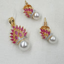 NAFJ Elegant Crystal And Austrian Stone Pendant Set 