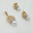 NAFJ Elegant Crystal And Austrian Stone Pendant Set