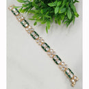 NAFJ Royal Look Polki Kundan Stone And Meenakari Jewellery Bracelet