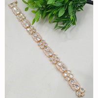 NAFJ Royal Look Polki Kundan Stone And Meenakari Jewellery Bracelet