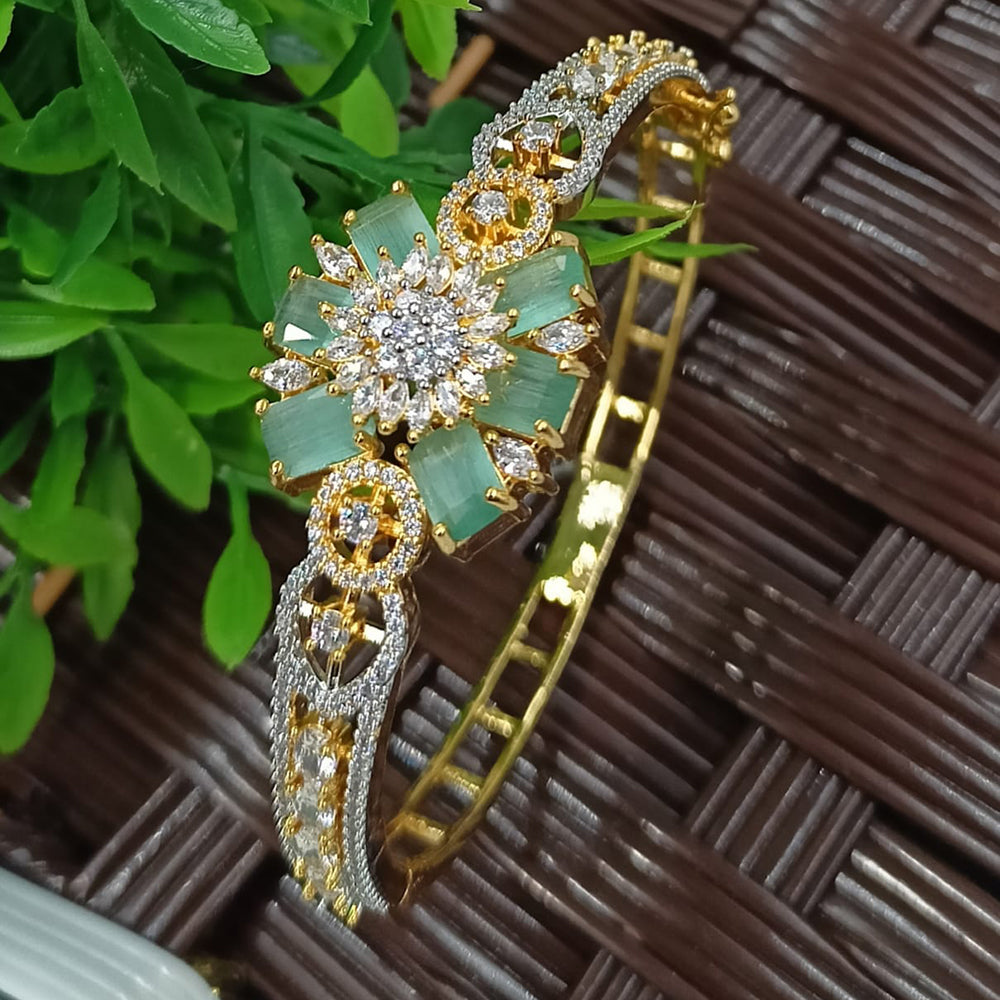 NAFJ Fashionable American Diamond Delicate Openable Bracelet