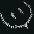 NAFJ Austrian Stone And Pearl Elegant Necklace Set