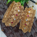 NAFJ Premium Pota Stone Openable Bangles Set