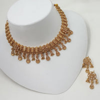 NAFJ Luxury Crystal Stone Fashion Choker Necklace Set