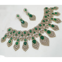 NAFJ Grand American Diamond Statement Necklace Set
