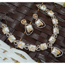 NAFJ Grand American Diamond Statement Necklace Set