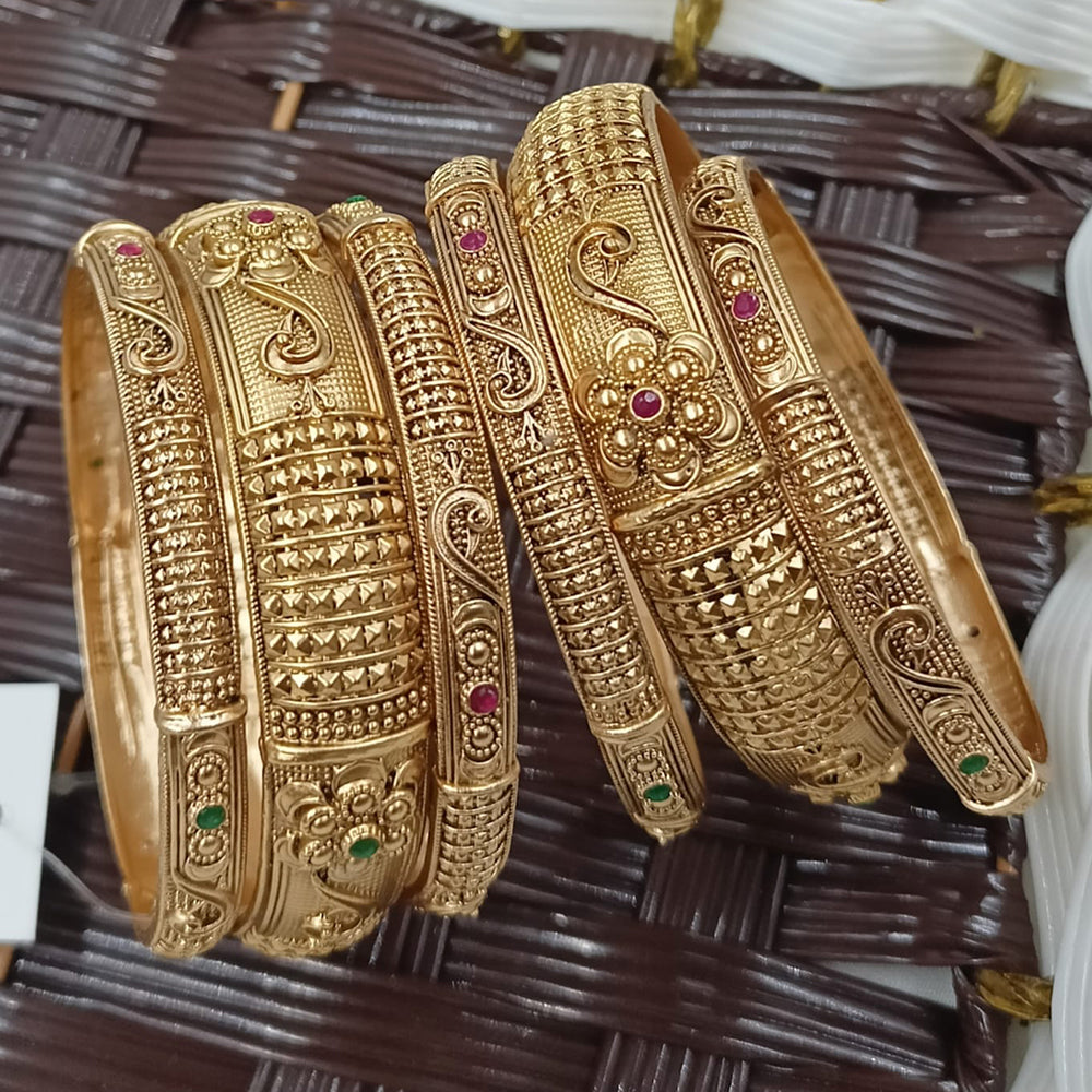 NAFJ Premium Pota Stone Bangles Set