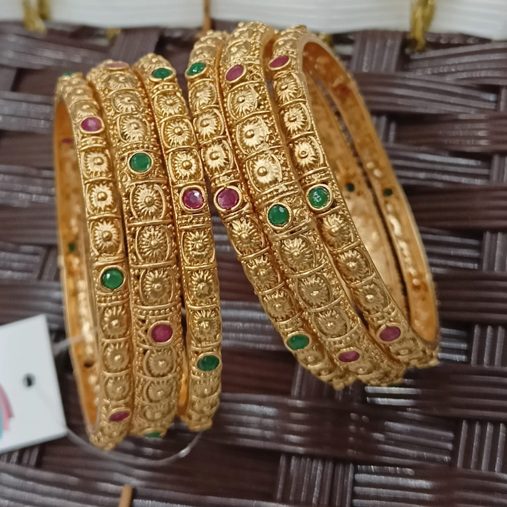 NAFJ Premium Pota Stone Bangles Set