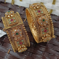 NAFJ Premium Crystal Stone Openable Bangles Set