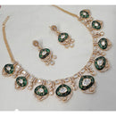 NAFJ Royal Polki Kundan And Meenakari Necklace Set