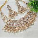 NAFJ Gold Plated Austrian And Crystal Stone Choker Necklace Set