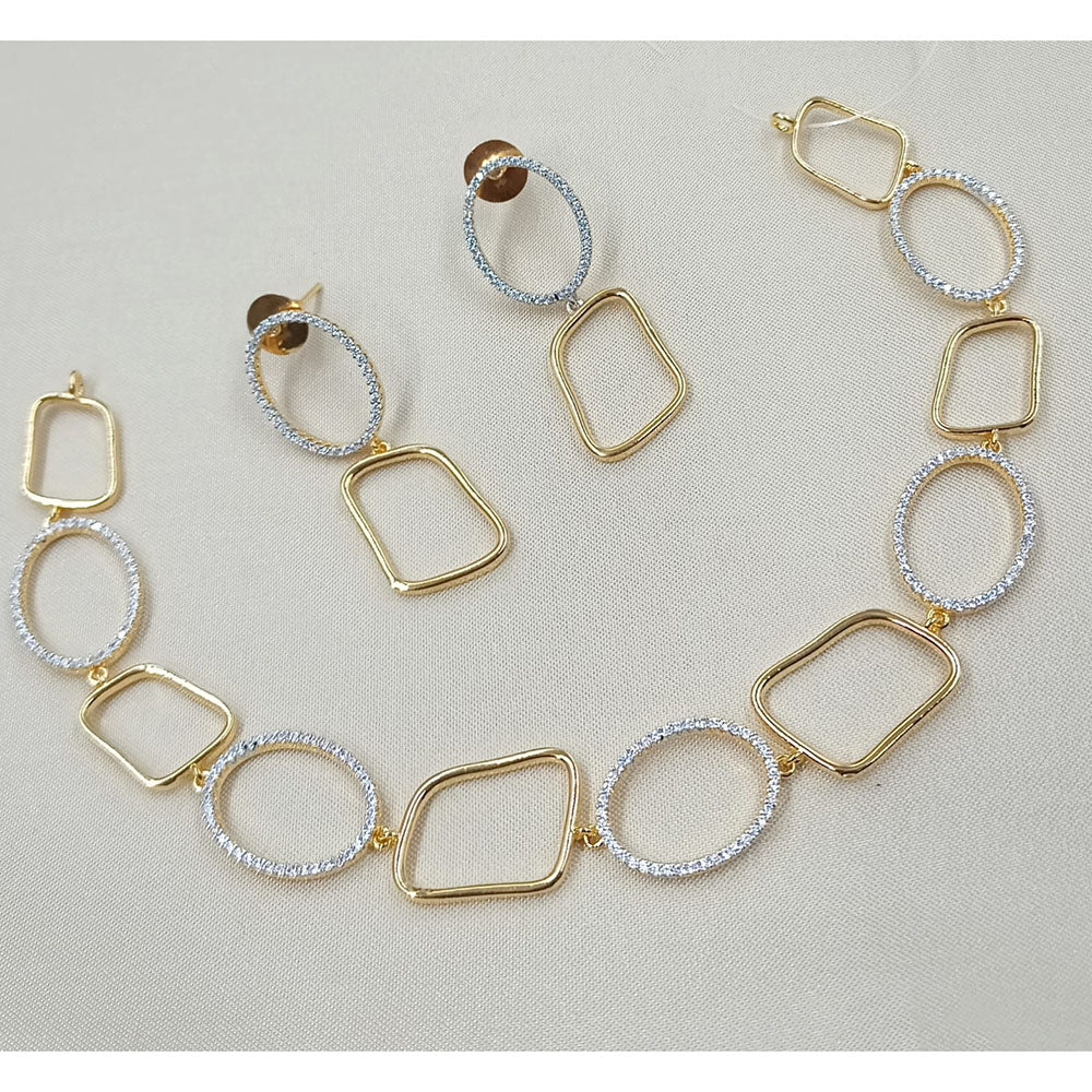 NAFJ Elegant Austrian Stone Fancy Necklace Set 