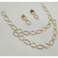 NAFJ Elegant Austrian Stone Fancy Necklace Set 