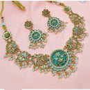 NAFJ Royal Pota Stone And Pearl Necklace Set
